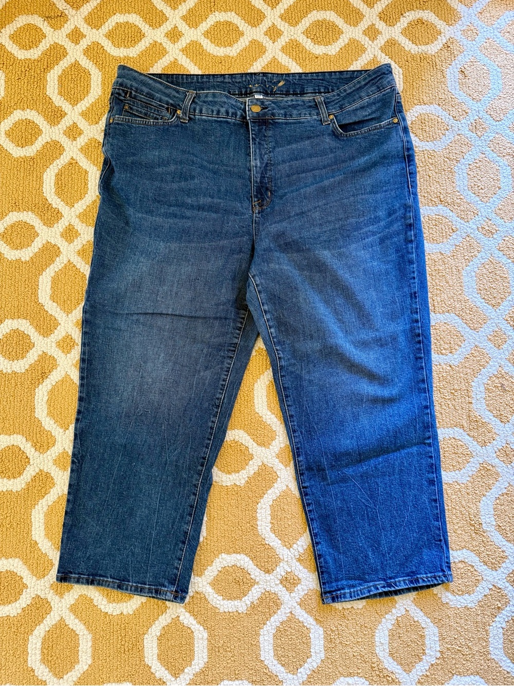 7 For All Mankind Women’s Relaxed Dark Blue Denim Jeans